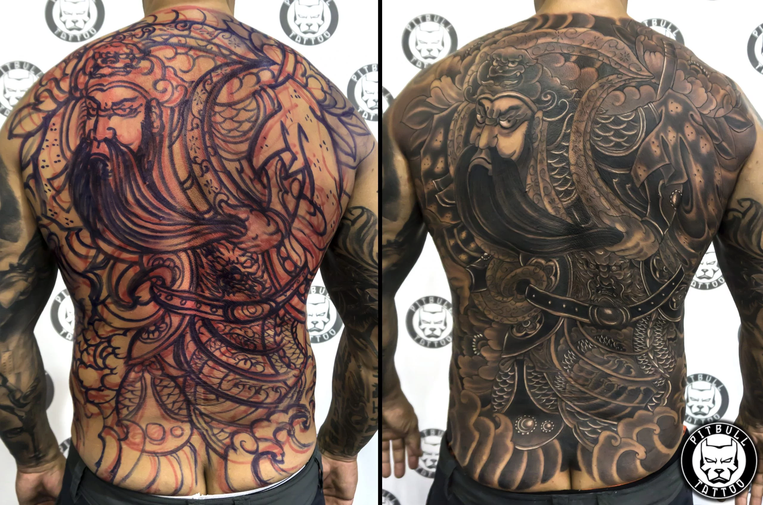Freehand Tattoo Specialization Pitbull Phuket