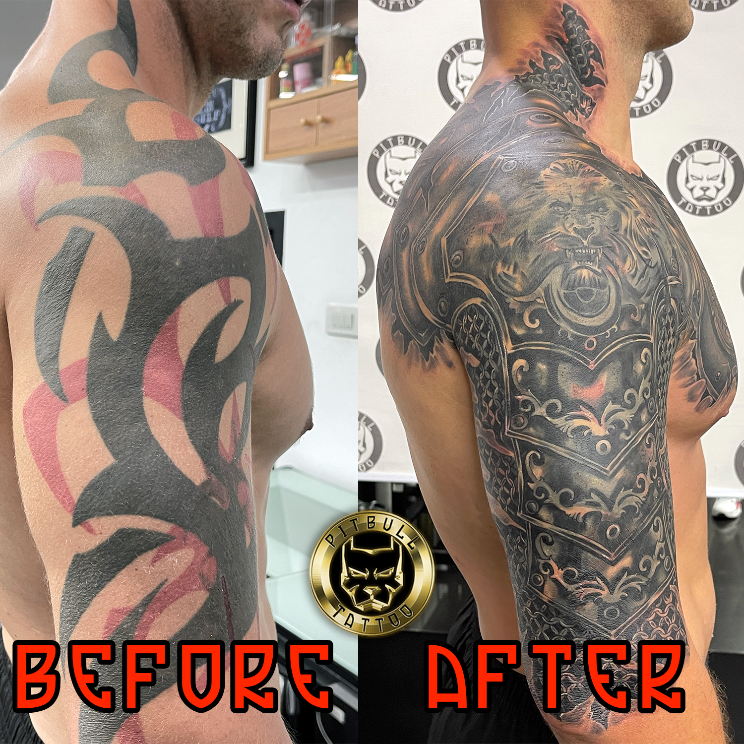 Cover Up Tattoo Specialization at Pitbull Tattoo Phuket
