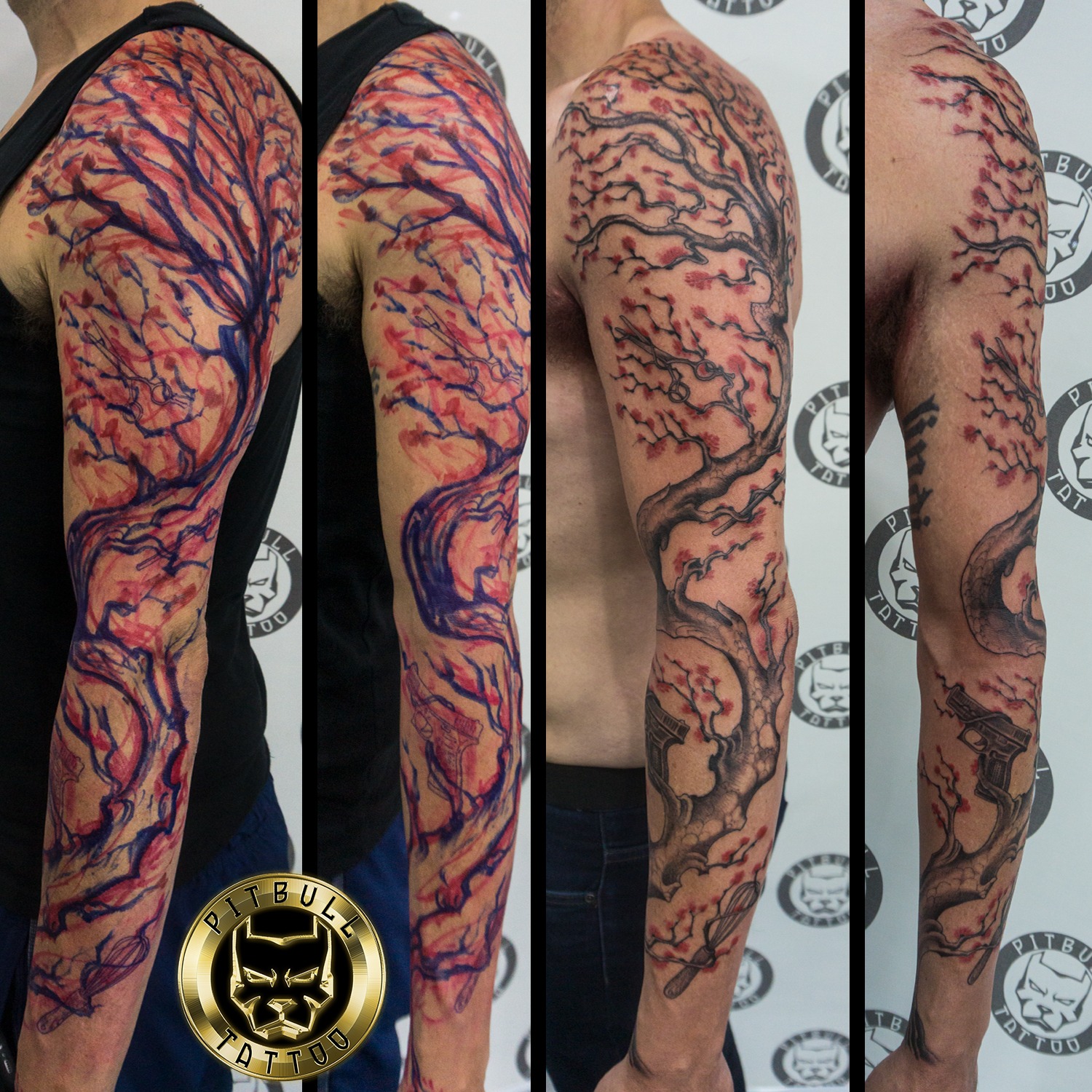 Full Arm Sleeve Tattoo Cover Up Specialization