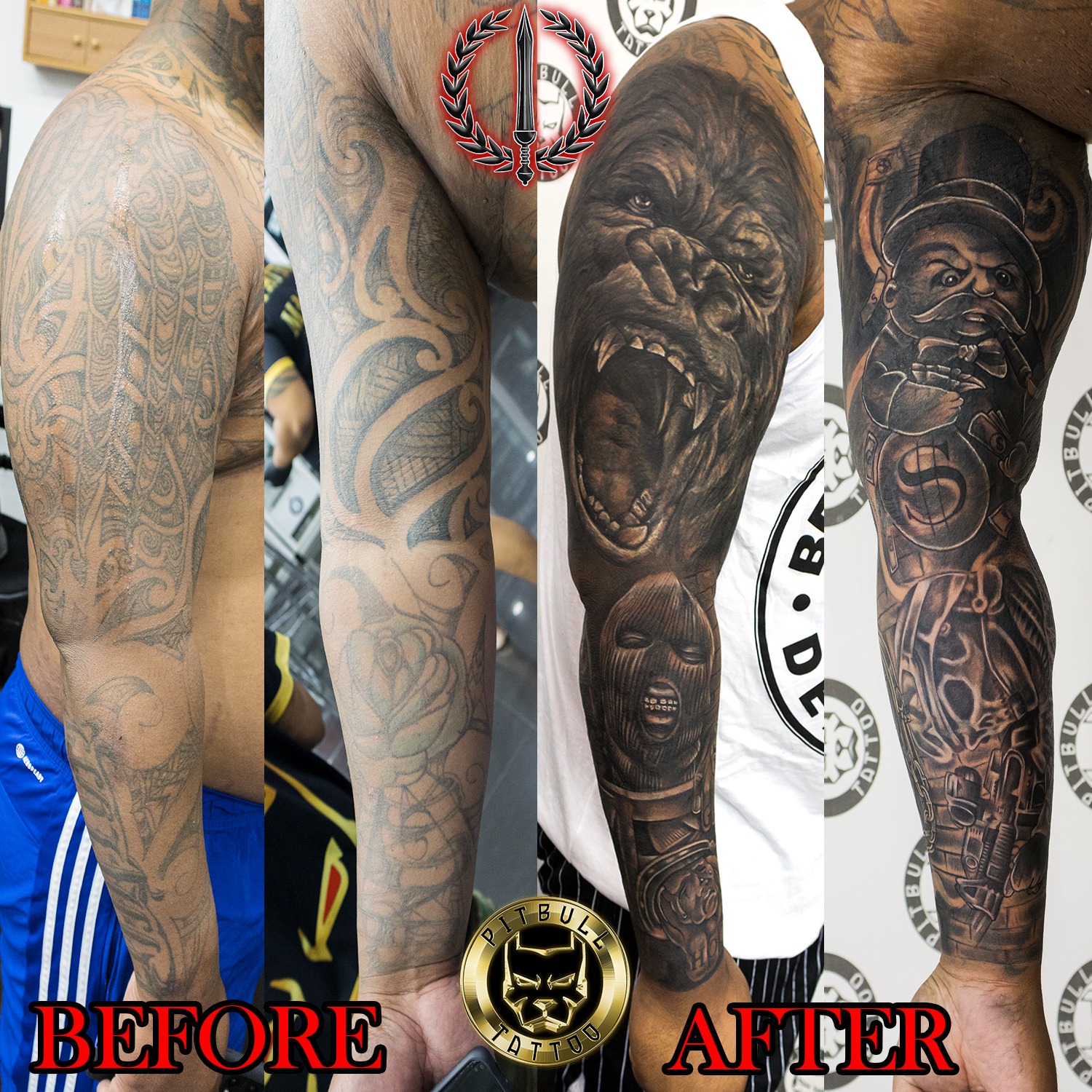 Cover Up Tattoo Specialization Gorrilla