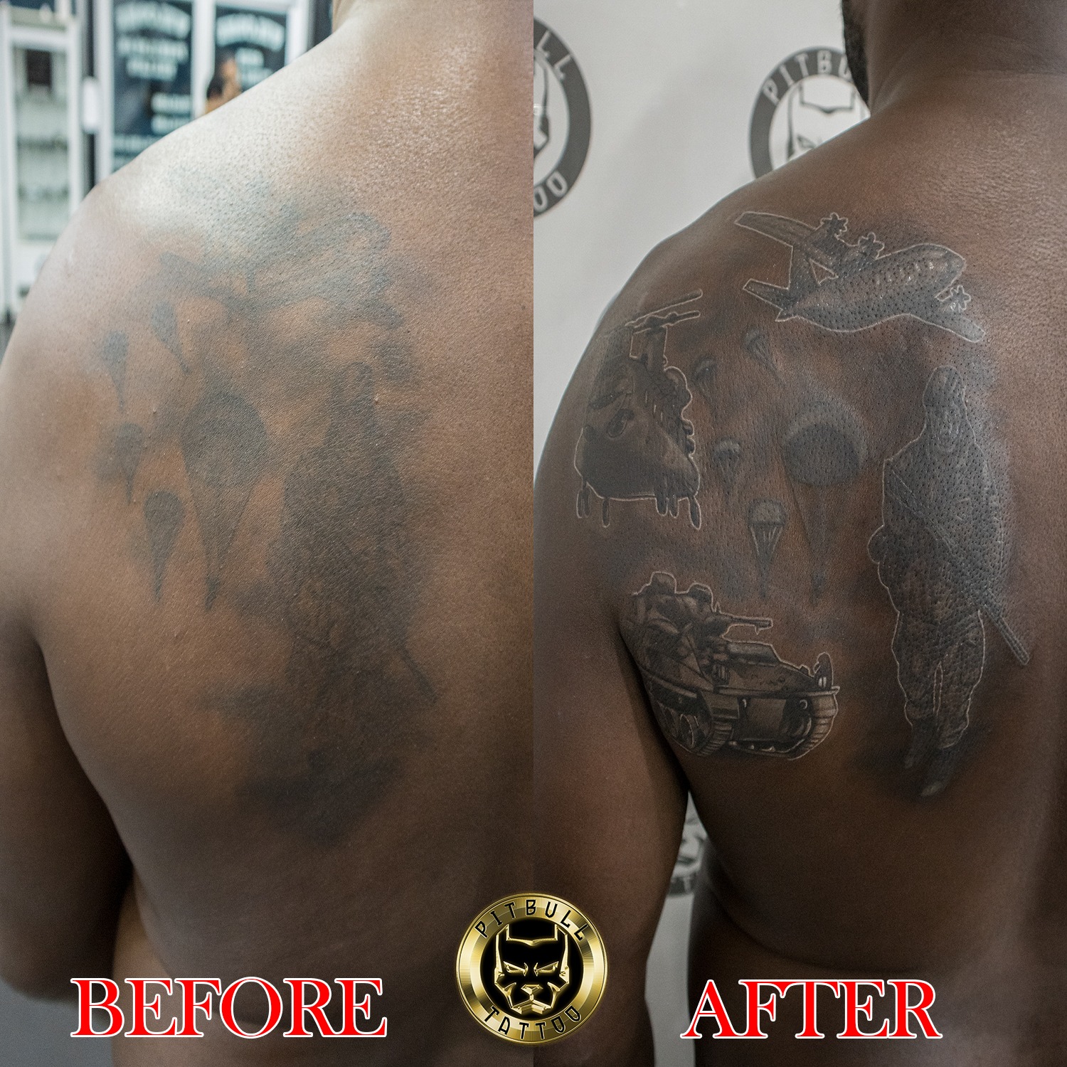 Dark Skin Cover Up Tattoo Specialization Military Units